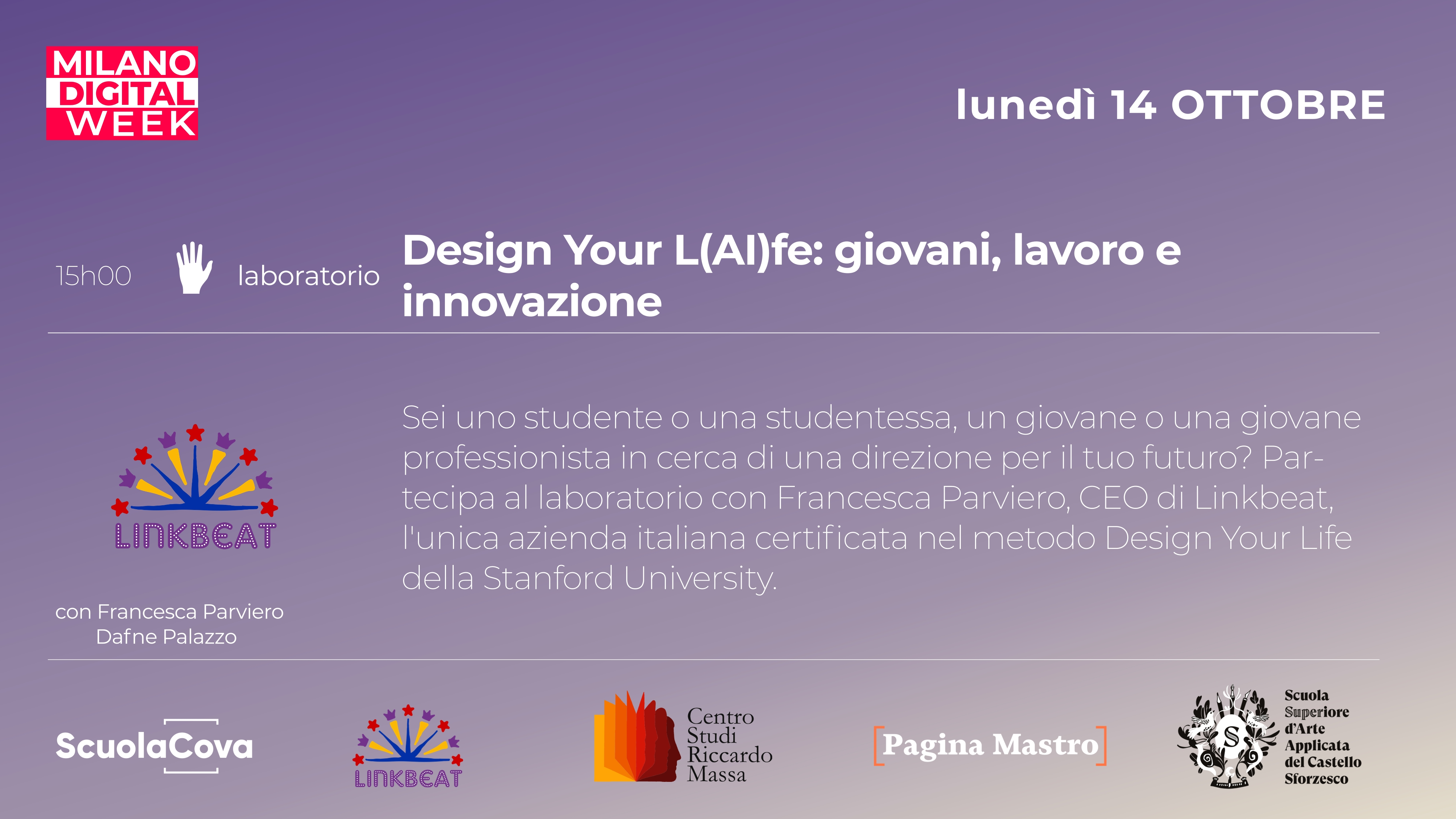 Design Your L(AI)fe: giovani, lavoro e innovazione