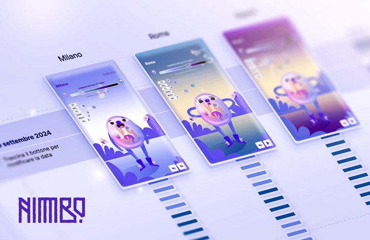 Nimbo: progetto di video automazione che racconta la qualità dell'aria